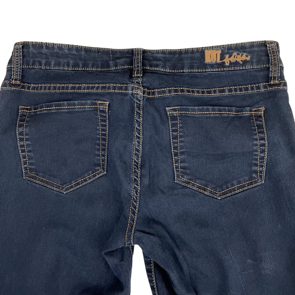 Kut From The Kloth ALI Fit and Flare Jeans Dark Wash 6 - Picture 9 of 12